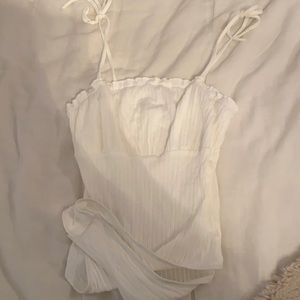 White bodysuit (never worn)